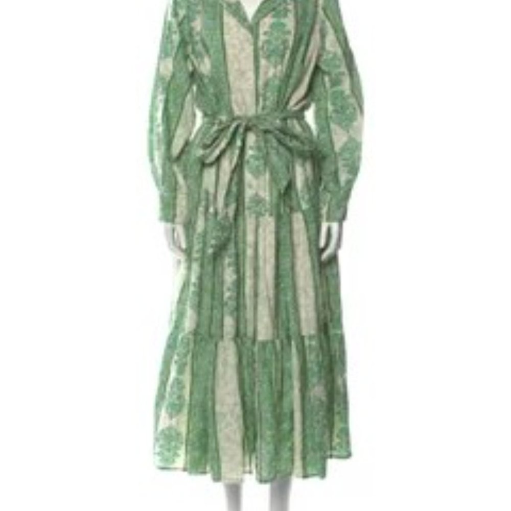 ROLLER RABBIT Paisley Print Long Dress Size: L